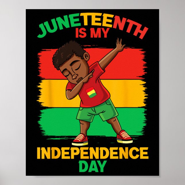 Poster Crianças Décimo De Junta É O Meu Dia Da Independên (Frente)
