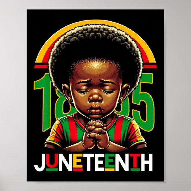 Poster Crianças Décimo Príncipe 1865 História Negra Mês A (Frente)