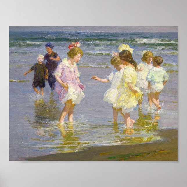 Poster Crianças Descarregadas por Edward Henry Potthast (Frente)