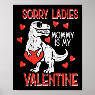 Poster Crianças Desculpe Senhoras Mamãe Dia dos Namorados