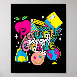 Poster Crianças do 4º ano na escola T