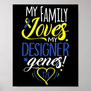 Poster Crianças do Dia da Consciência da Síndrome de Desa