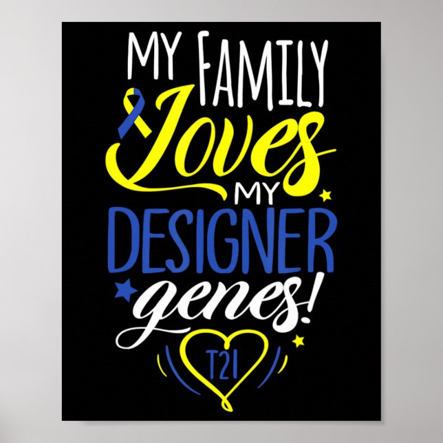 Poster Crianças do Dia da Consciência da Síndrome de Desa (Frente)