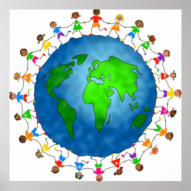 Poster Crianças do Mundo Feliz (Frente)