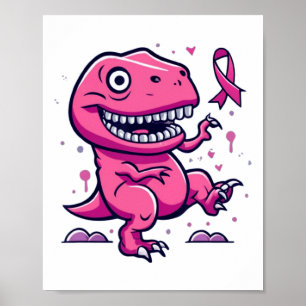 Poster Crianças do T-rex, Fita Rosa, Garoto de Consciênci