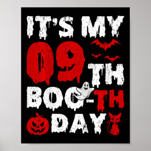 Poster Crianças É o meu 9º Bô Dia Assustador 9º Aniversár