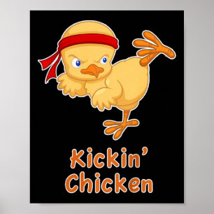 Poster Crianças Engraçadas Karate Gift Youth Karate Kicki