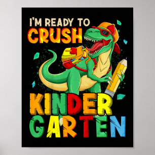 Poster Crianças, estou pronto para esmagar o jardim de in
