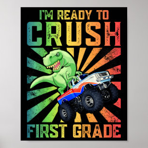Poster Crianças, estou pronto para esmagar o primeiro gra