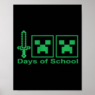 Poster Crianças Felizes 100 Dias de Tee Escolar para Cria