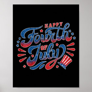 Poster Crianças Felizes Independência Dia 4 De Julho Cria
