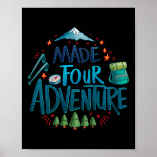 Poster Crianças fizeram quatro aventuras no quarto aniver