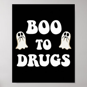 Poster Crianças Fofas Semana da Fita Vermelha Diga Boo Pa