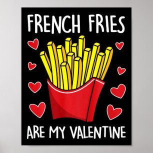 Poster Crianças Fries Franceses São Minhas Meninas Namora