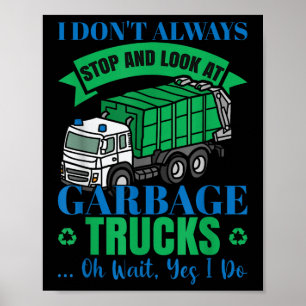 Poster Crianças Garbage Truck Dia da Terra