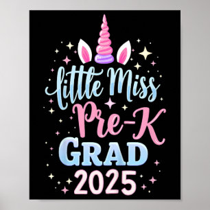 Poster Crianças Meninas Meninas Pré-k Formando Meninas Pr