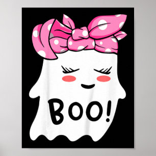Poster Crianças Meninas Toddler Feliz Fantasma De Hallowe