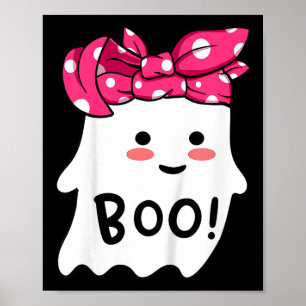 Poster Crianças Meninas Toddler Feliz Fantasma De Hallowe