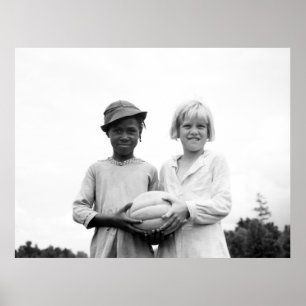 Póster Crianças na Hill House, Mississippi - 1936