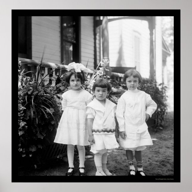 Poster Crianças no domingo Melhor Dia, OH 1898 (Frente)