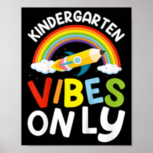 Poster Crianças No Jardim De Infância Vibem Apenas Voltar