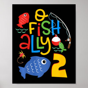 Poster Crianças O-fish-ally 2 Decorações de Aniversário 2