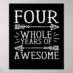 Poster Crianças Quarto Aniversário, Rapaz de Aniversário