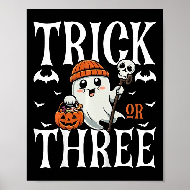 Poster Crianças Trick Ou Três Halloween Spookkin 3rd B (Frente)