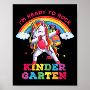 Poster Crianças Unicórnio Dabbing Estou Pronto Para Balan