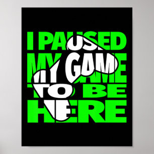 Poster Crianças Videos games Engraçados Dizendo Para Joga