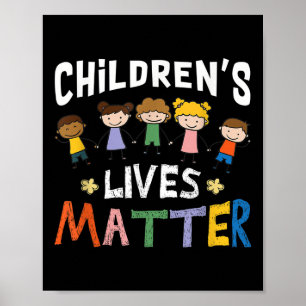 Poster Crianças vivem a consciência do tráfico
