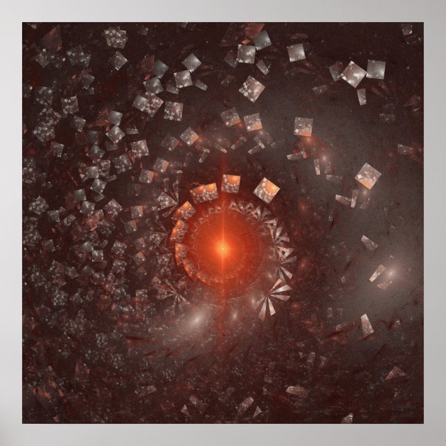 Poster "Criando o Universo Holográfico 2" (Frente)