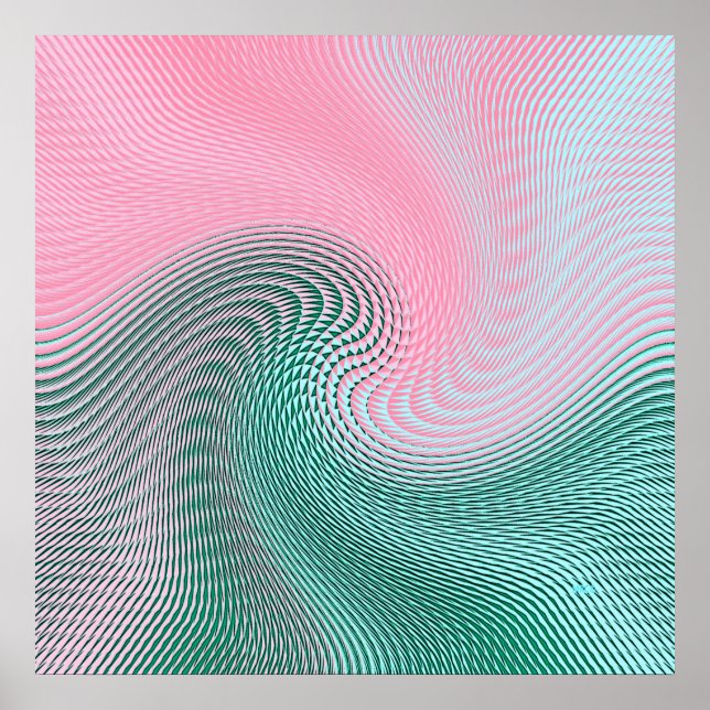 Poster Criando ondas.... (Frente)