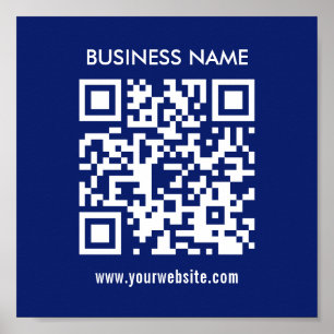 Poster Criar código QR instantaneamente design simples