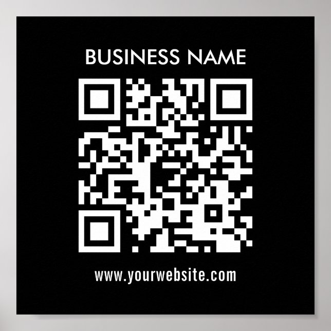 Poster Criar código QR instantaneamente | design simples  (Frente)