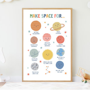 Poster Criar Espaço Para A Aprendizagem Social Emocional