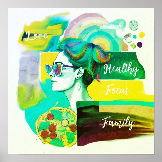 Poster Criar minha vida de sonho: Conselho amarelo de vis (Frente)