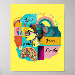 Poster Criar minha vida de sonho: Conselho amarelo de vis
