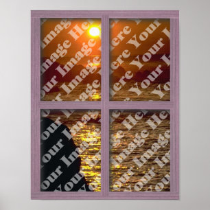 Poster Criar sua própria janela com quadro de painel do