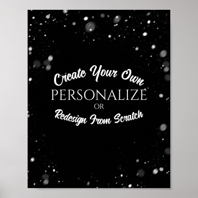 Poster Criar um personalizado personalizado (Frente)