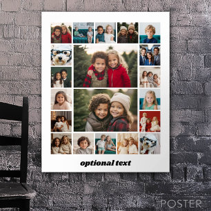 Poster Criar uma Colagem de Fotos Personalizada com 20 Fo