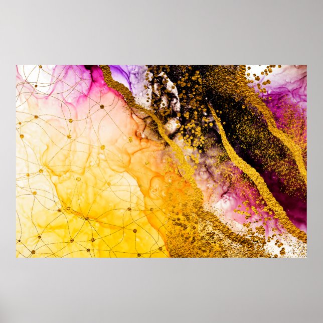 Poster Criatividade transparente. Abstrato nuvens - ART.  (Frente)