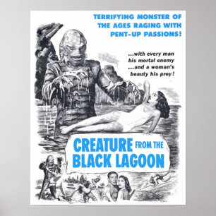 Poster Criatura da Lagoa Negra