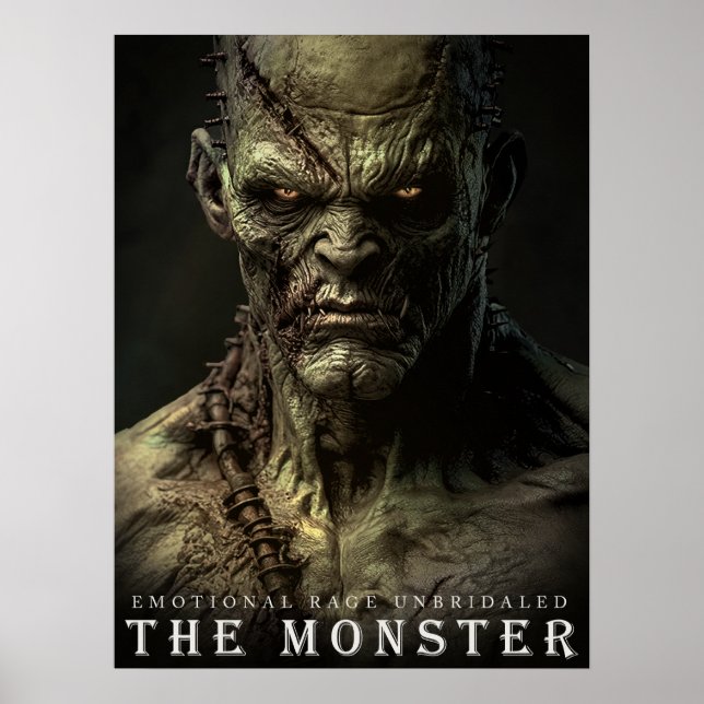 Poster CRIATURA & FERA ANTIGA: O Cartaz do Monstro (Frente)