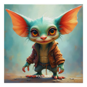 Póster Criatura Pequena e Adorável Fantasia