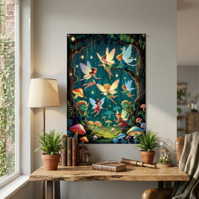 Poster Criaturas da Floresta Encantada (Criador carregado)