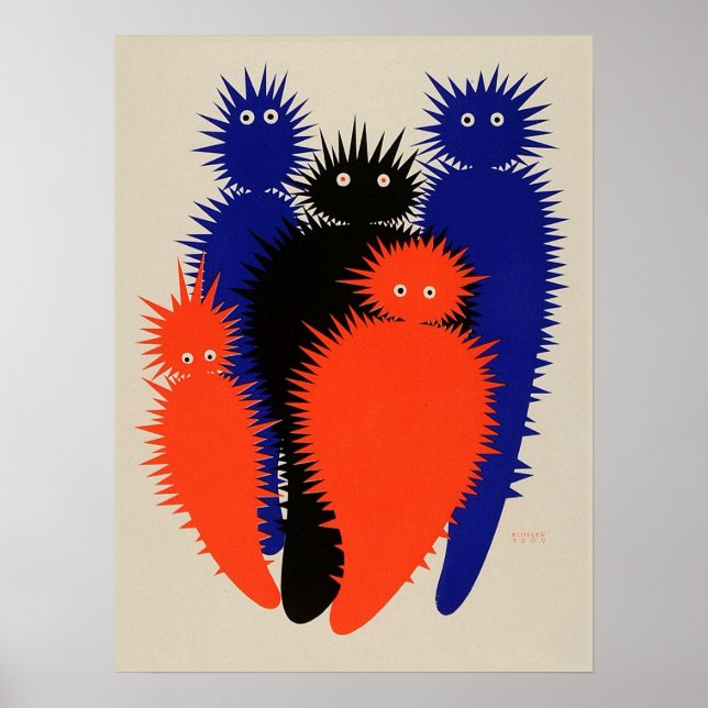 Póster Criaturas de Julius Klinger em 1909 (Frente)