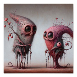 Póster Criaturas estranhas