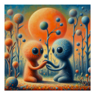 Póster Criaturas estranhas