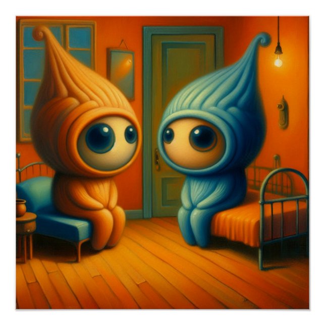 Póster Criaturas estranhas (Frente)